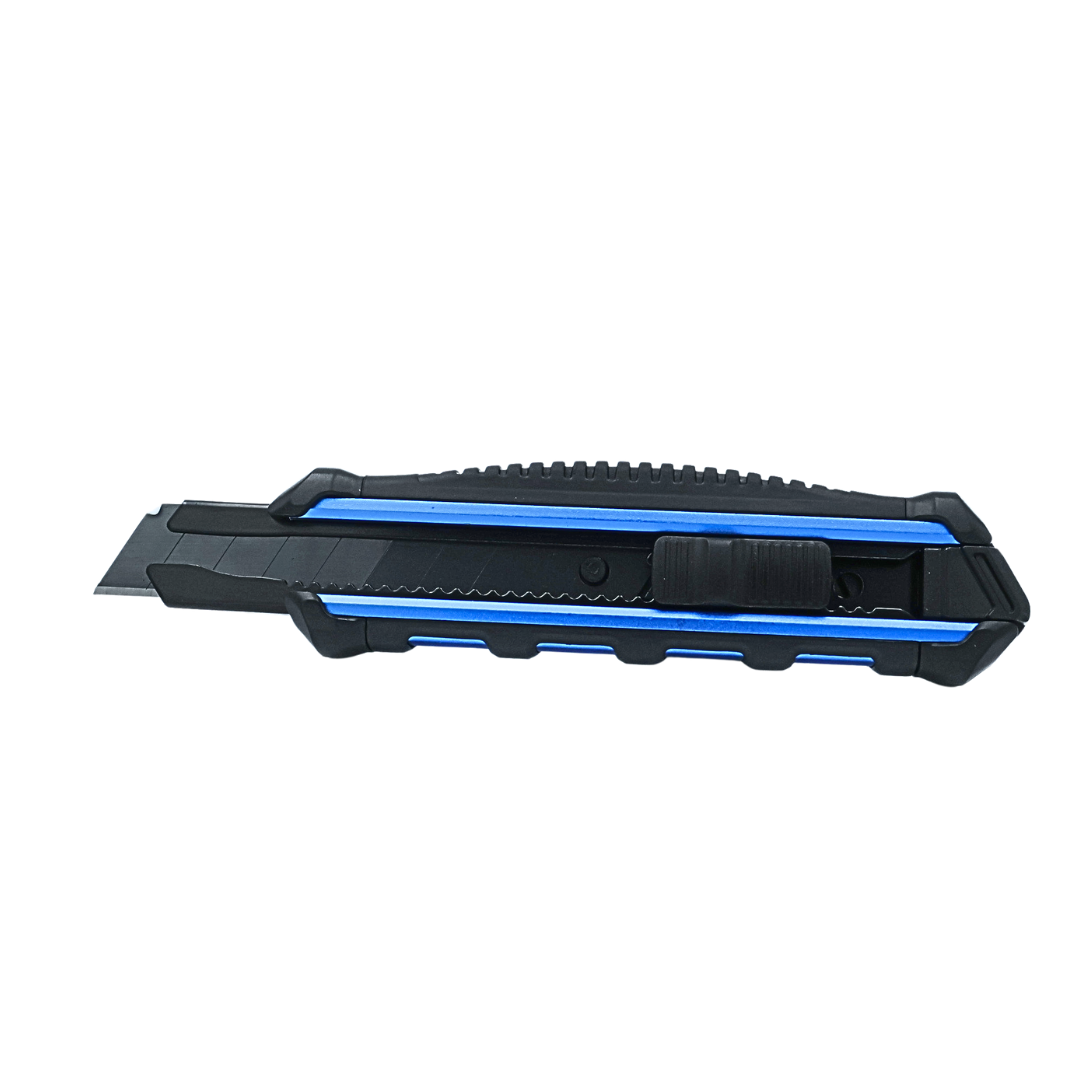 18mm Blue / Black Al-Alloy Utility Knife