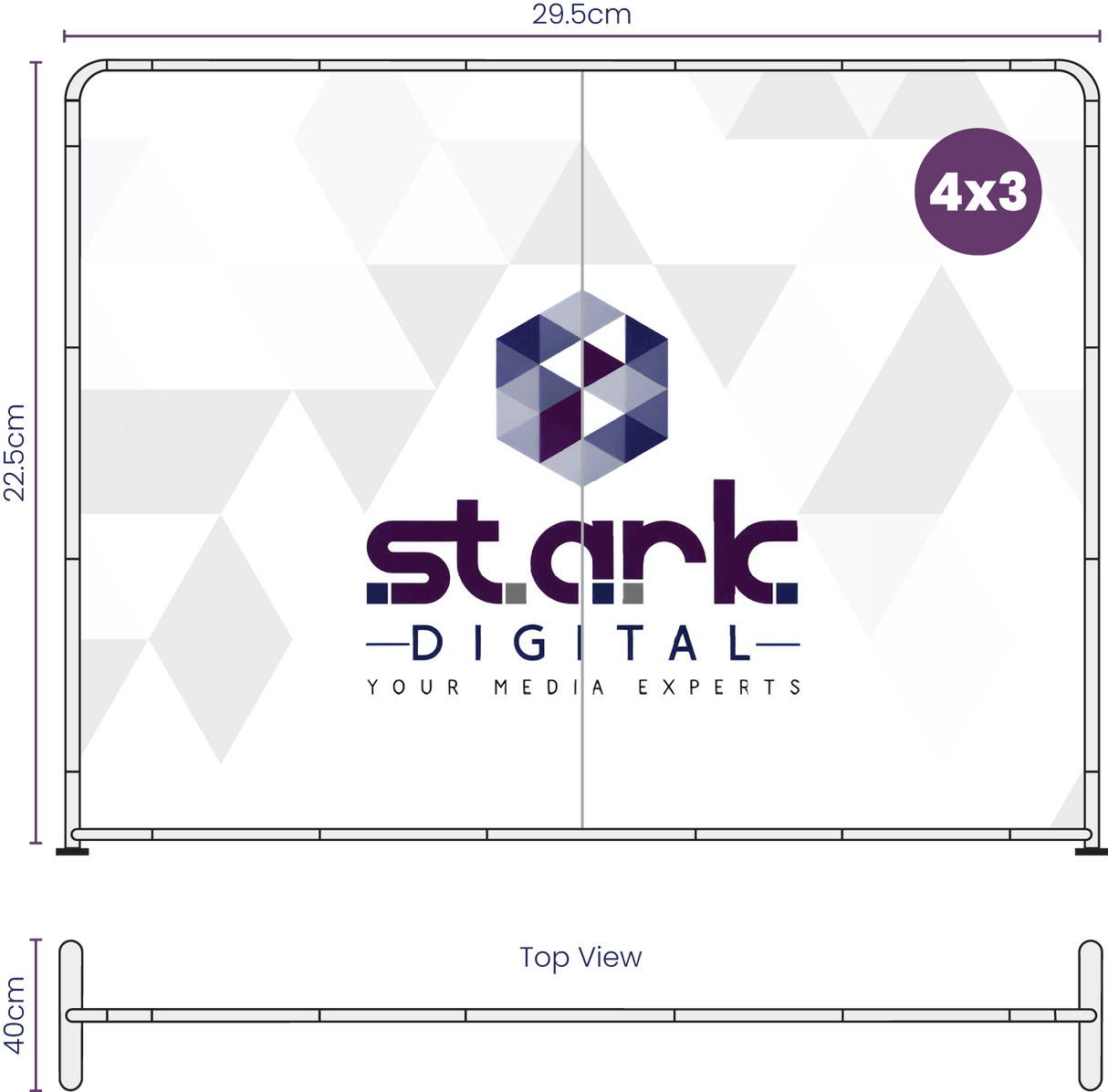 For Backdrops On Stage Or Trade Shows