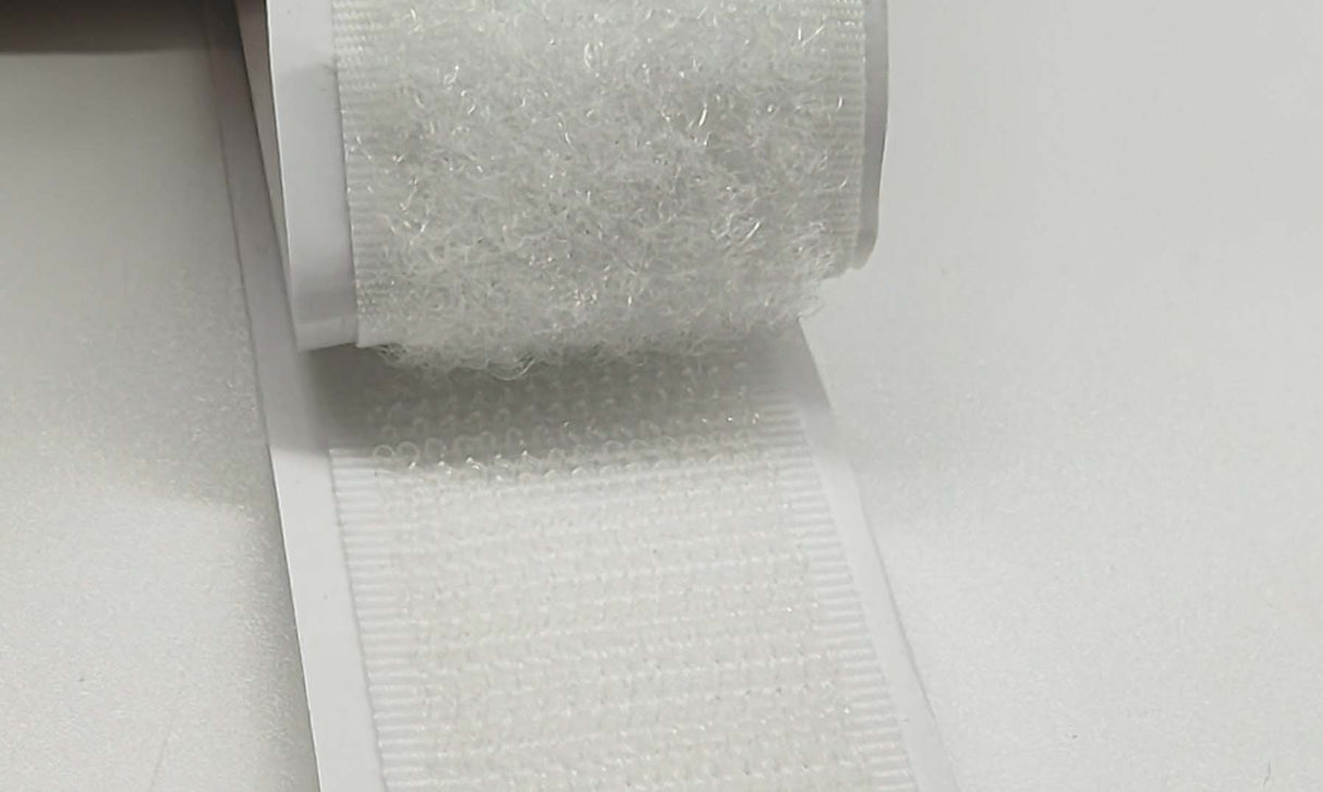 Velcro Tape 25A Hook White (34 rolls per carton)