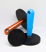 Silica-coated magnet with ergonomic handle