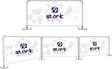 Divide Frame With 2 Vertical & 1 Horizontal Pole