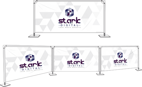 Divide Frame With 2 Vertical & 1 Horizontal Pole