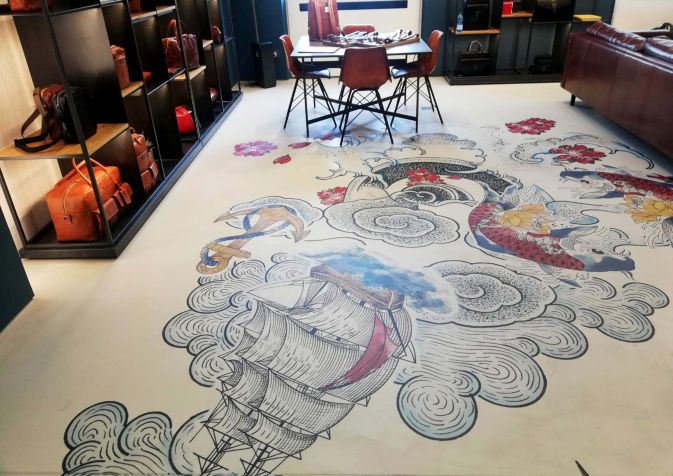 PVC Free Floor Lam 125mic