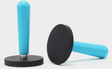 Silica-coated magnet with ergonomic handle