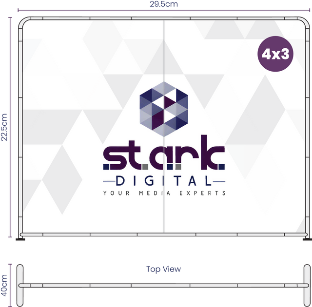 For Backdrops On Stage Or Trade Shows