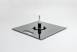Steel Plate Square 15kg w/ Spindle