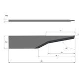 Z104 Flat-Stock Drag Blade